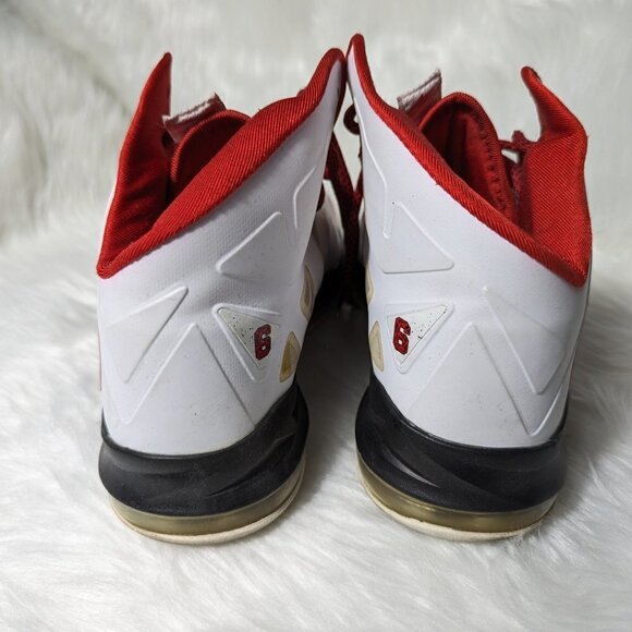 Nike LeBron x + Men\'s white Red Black Size 9 main image 5